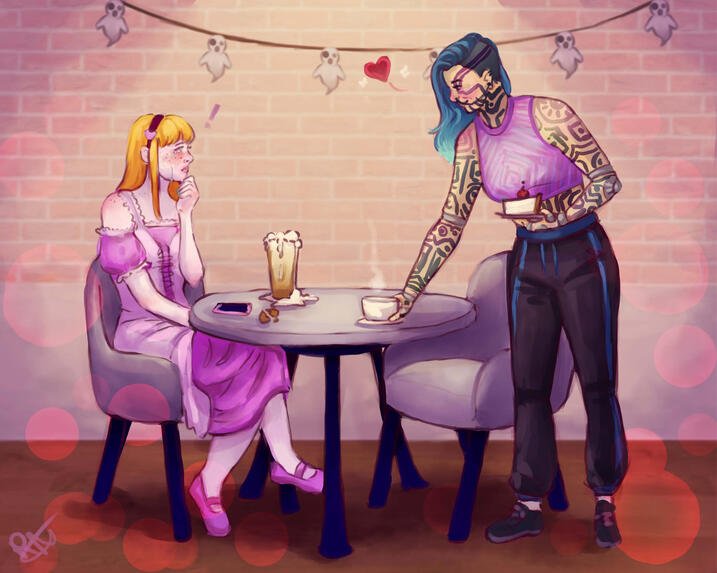 Andromeda and Sam (@CCCherry)